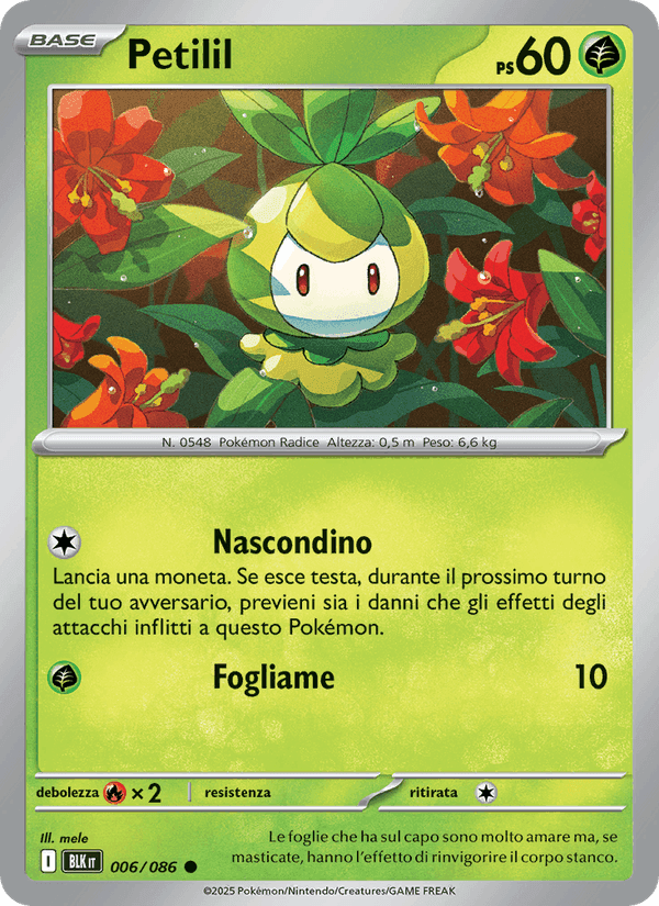 Petilil, carta 006 di Luce Nera
