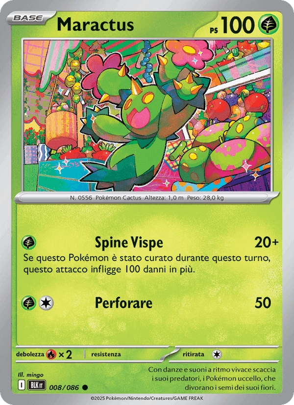 Maractus, carta 008 di Luce Nera