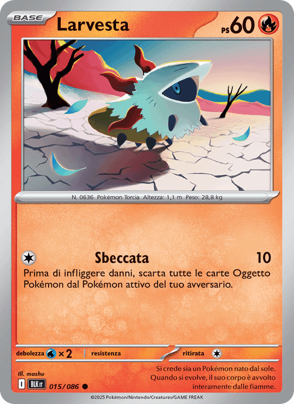 Larvesta, card 015 from Luce Nera