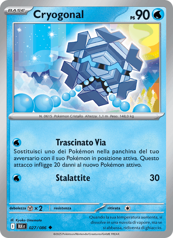 Cryogonal, carta 027 di Luce Nera