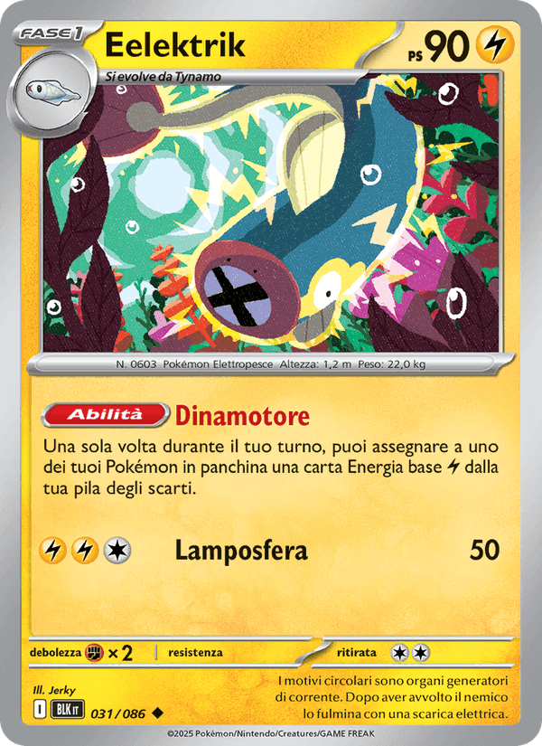 Eelektrik, carta 031 di Luce Nera