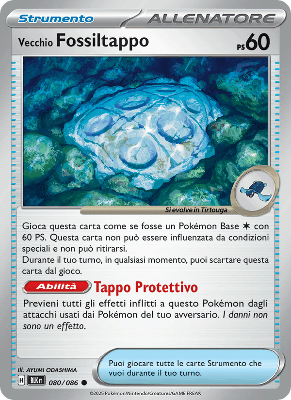 Vecchio Fossiltappo, carta 080 de Luce Nera