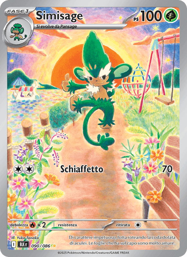 Simisage, carte 090 de Luce Nera