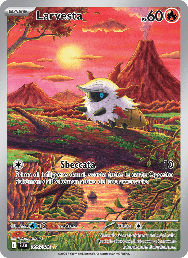 Larvesta, carta 099 di Luce Nera
