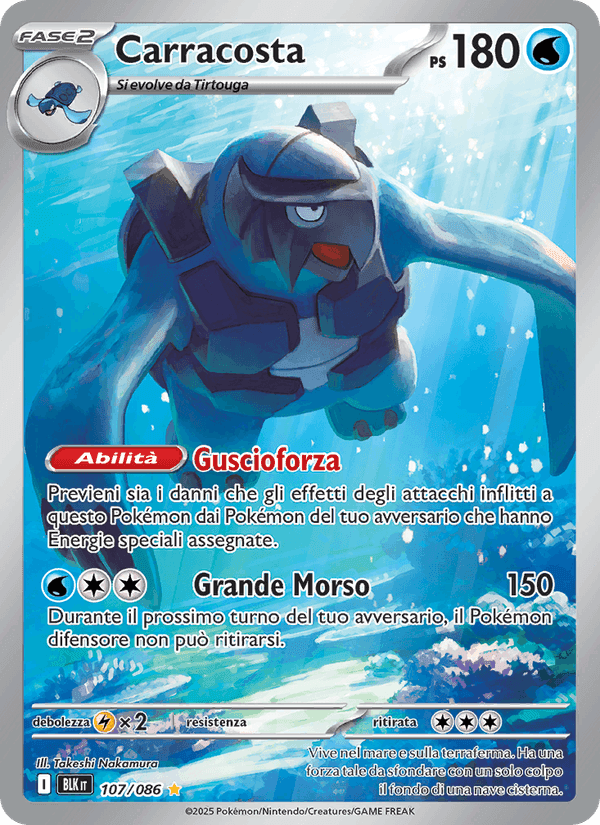 Carracosta, carta 107 di Luce Nera