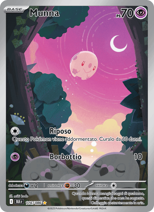 Munna, carta 116 di Luce Nera