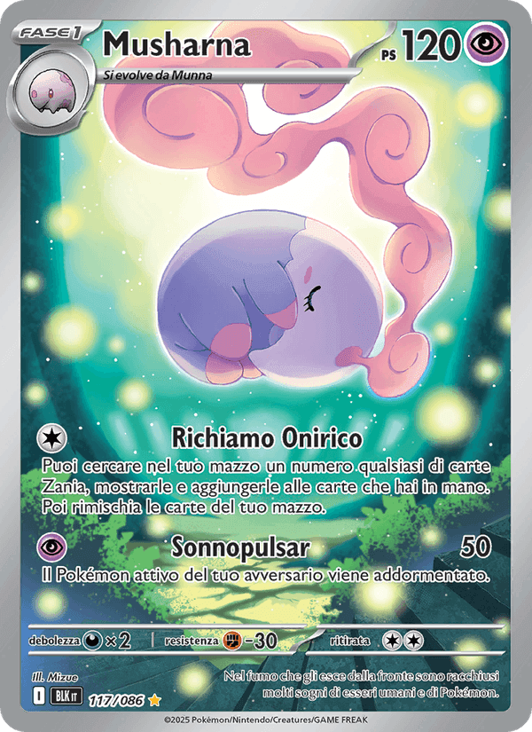 Musharna, carte 117 de Luce Nera