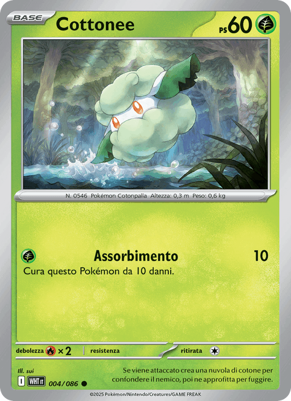 Cottonee, carta 004 di Fuoco Bianco