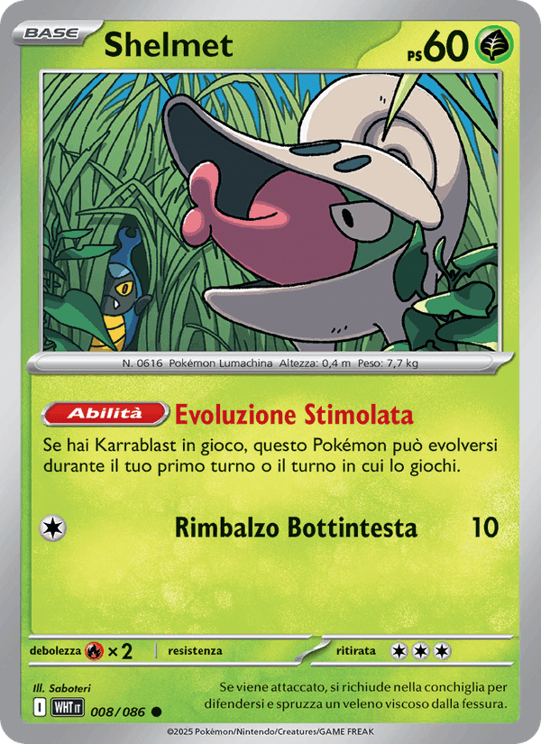 Shelmet, carta 008 di Fuoco Bianco