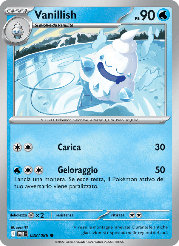 Vanillish, carta 028 di Fuoco Bianco