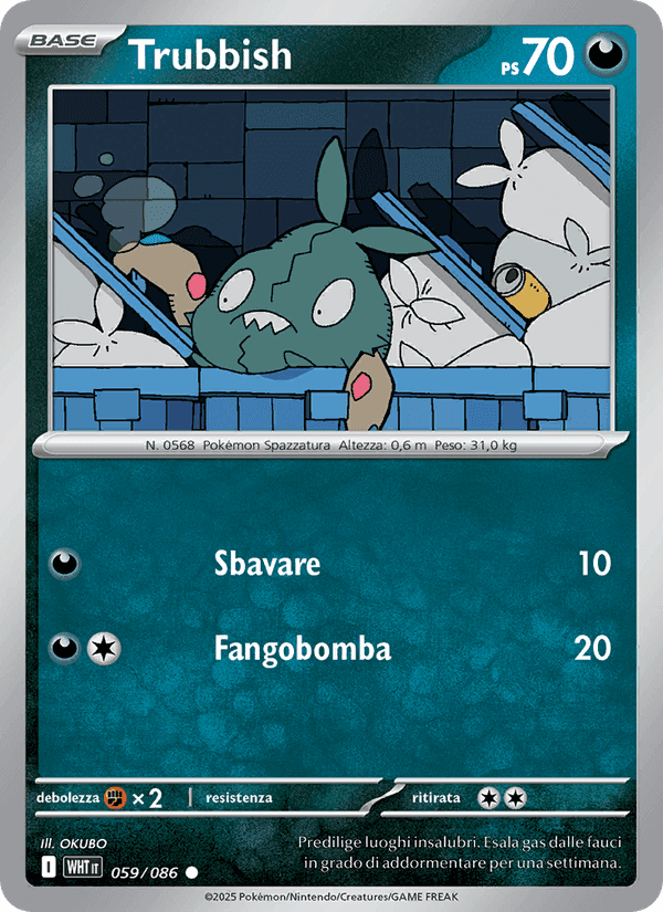 Trubbish, carta 059 di Fuoco Bianco