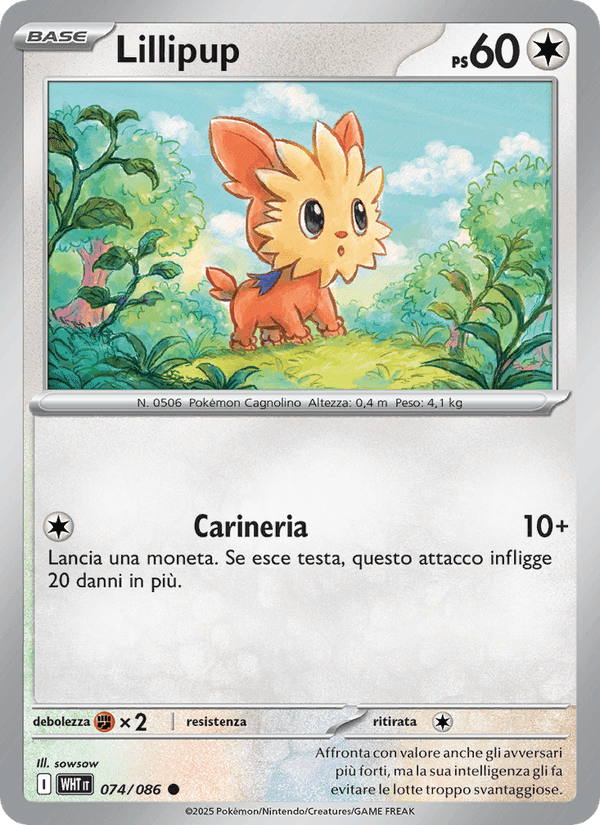 Lillipup, carta 074 di Fuoco Bianco