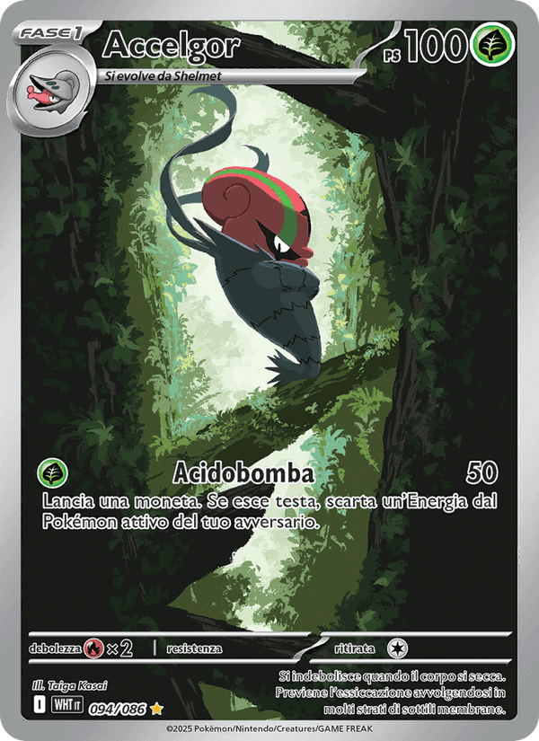Accelgor, carta 094 di Fuoco Bianco