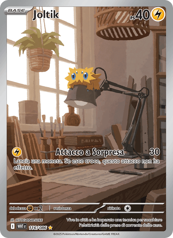 Joltik, carta 116 de Fuoco Bianco