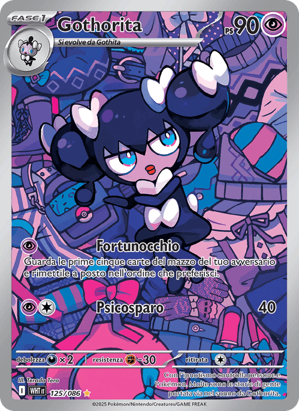 Gothorita, card 125 from Fuoco Bianco