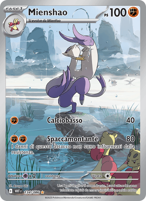 Mienshao, carta 134 di Fuoco Bianco