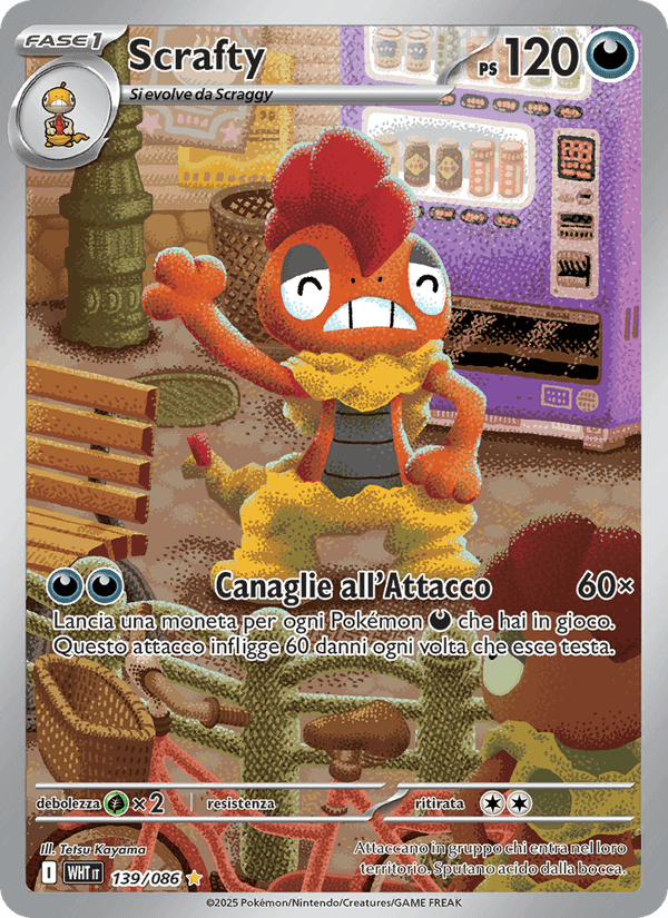 Scrafty, carta 139 di Fuoco Bianco
