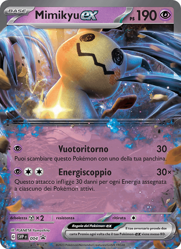 Mimikyu-ex, carte 004 de SVP Black Star Promos