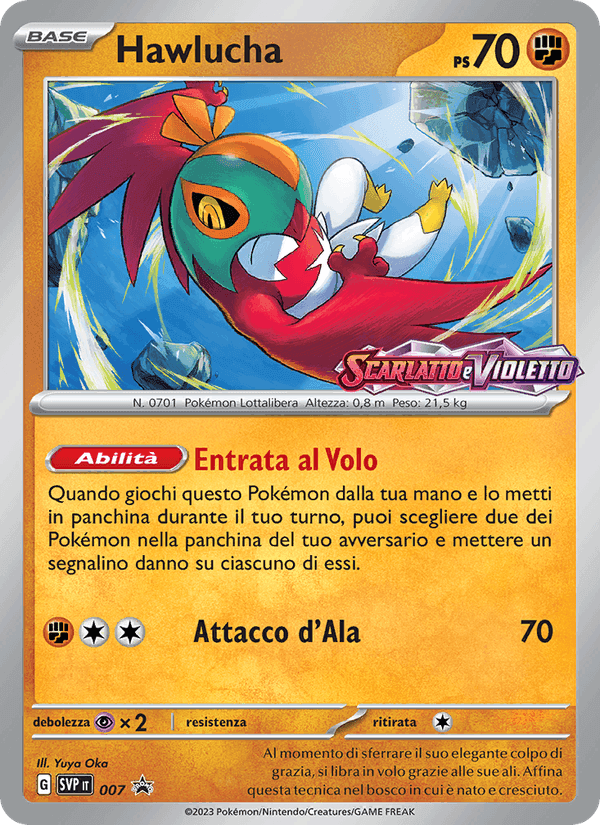 Hawlucha, carte 007 de SVP Black Star Promos
