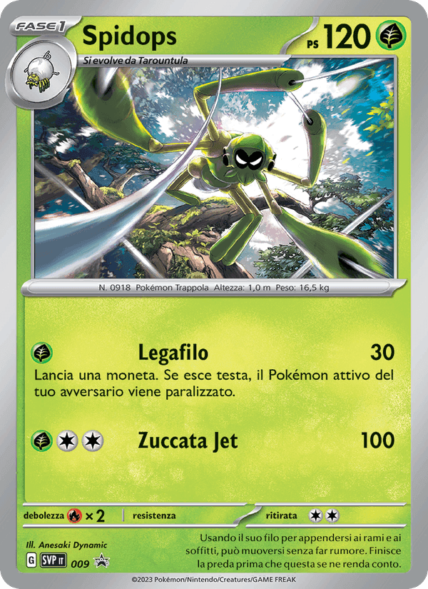 Spidops, carta 009 di SVP Black Star Promos