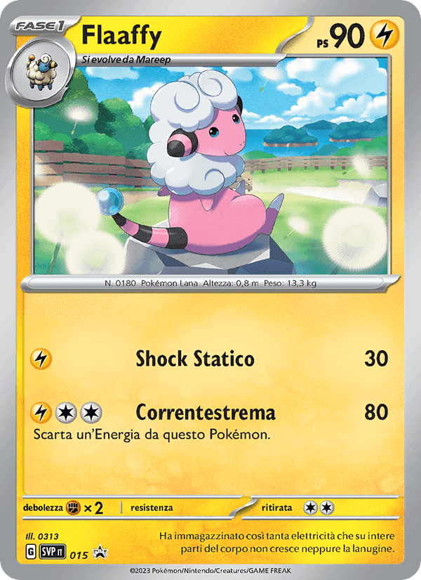 Flaaffy, carte 015 de SVP Black Star Promos