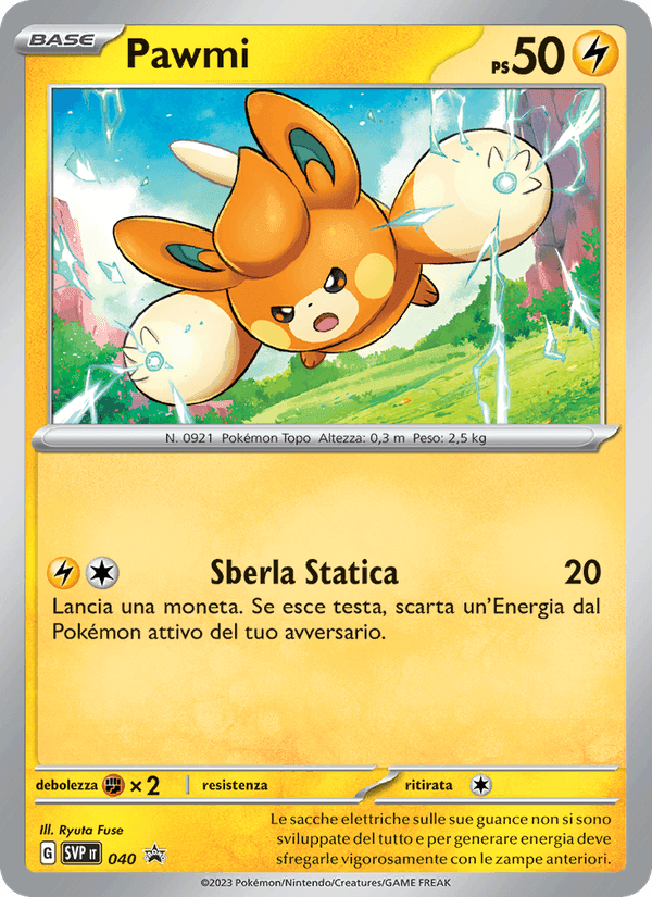 Pawmi, carta 040 di SVP Black Star Promos