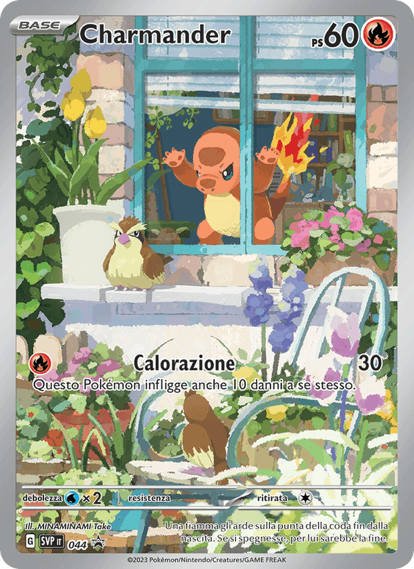 Charmander, carta 044 di SVP Black Star Promos