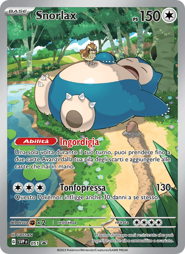 Snorlax, carte 051 de SVP Black Star Promos