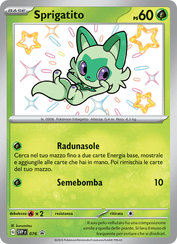 Sprigatito, carta 076 de SVP Black Star Promos