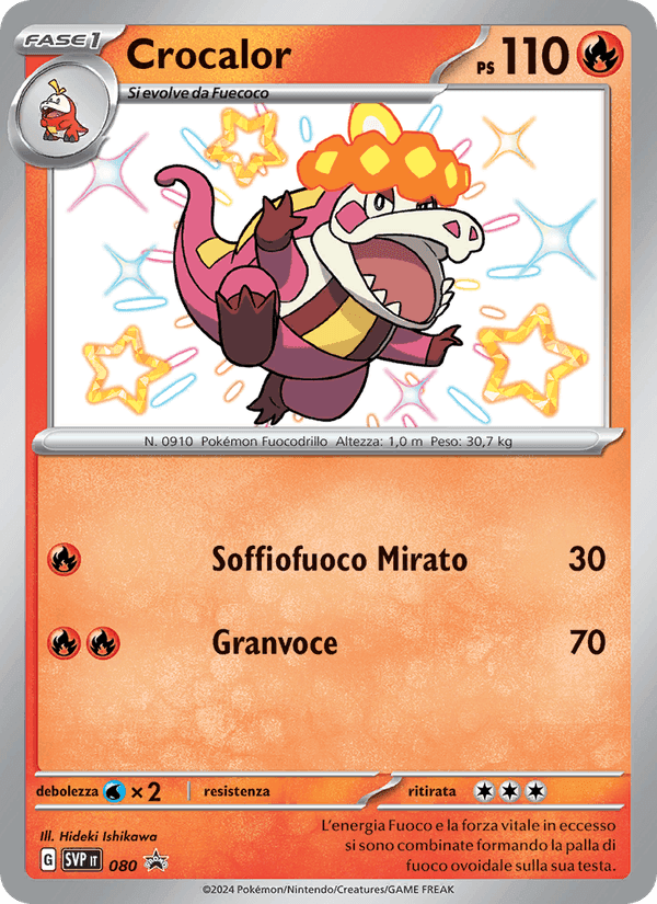 Crocalor, carta 080 di SVP Black Star Promos