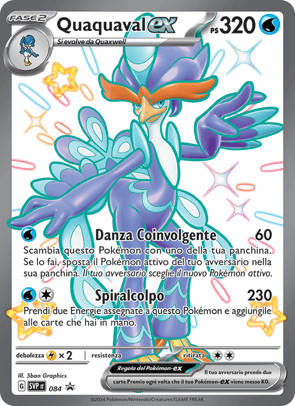 Quaquaval-ex, carta 084 di SVP Black Star Promos
