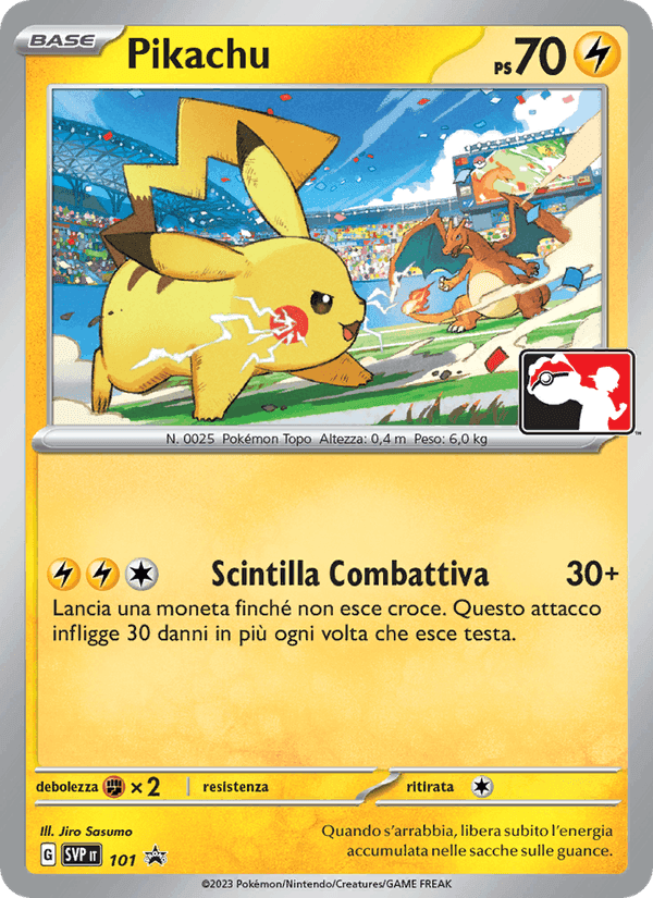 Pikachu, carta 101 de SVP Black Star Promos