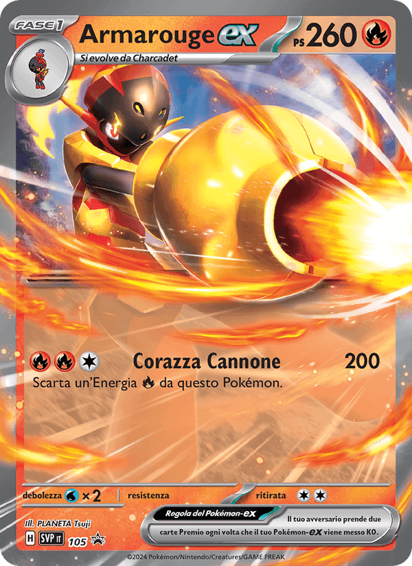 Armarouge-ex, carta 105 di SVP Black Star Promos