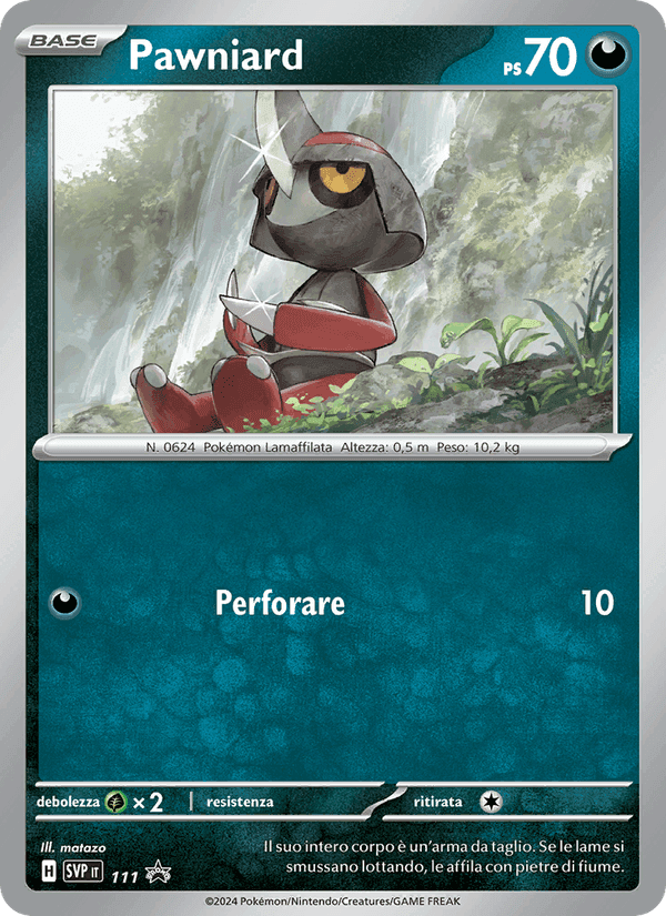 Pawniard, carta 111 di SVP Black Star Promos