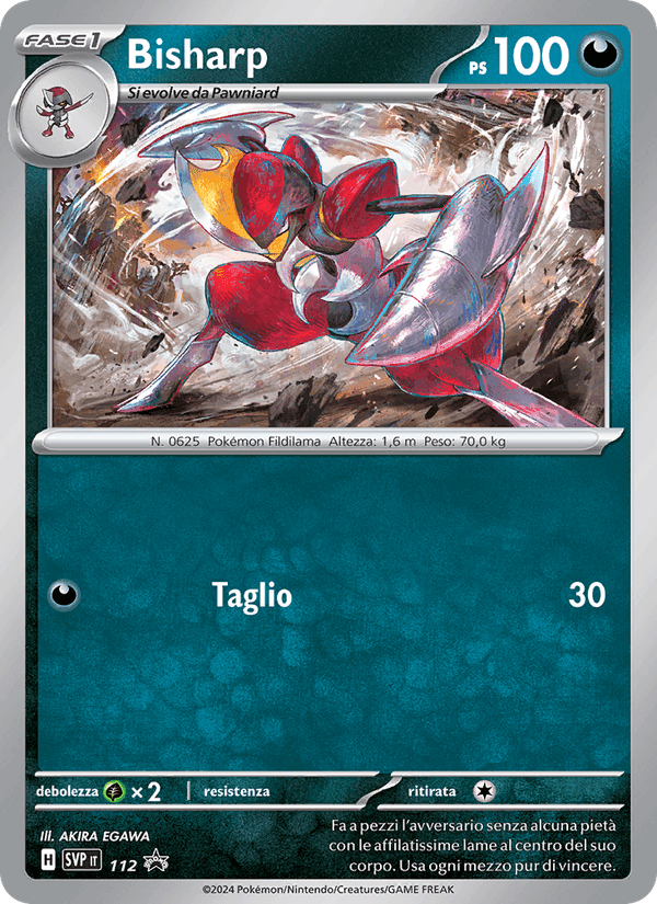 Bisharp, card 112 from SVP Black Star Promos