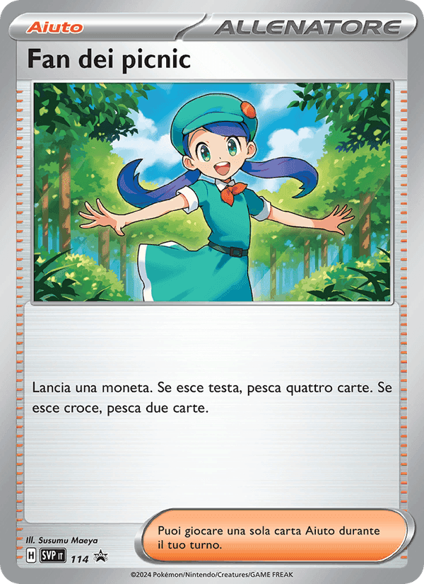 Fan dei picnic, carta 114 di SVP Black Star Promos