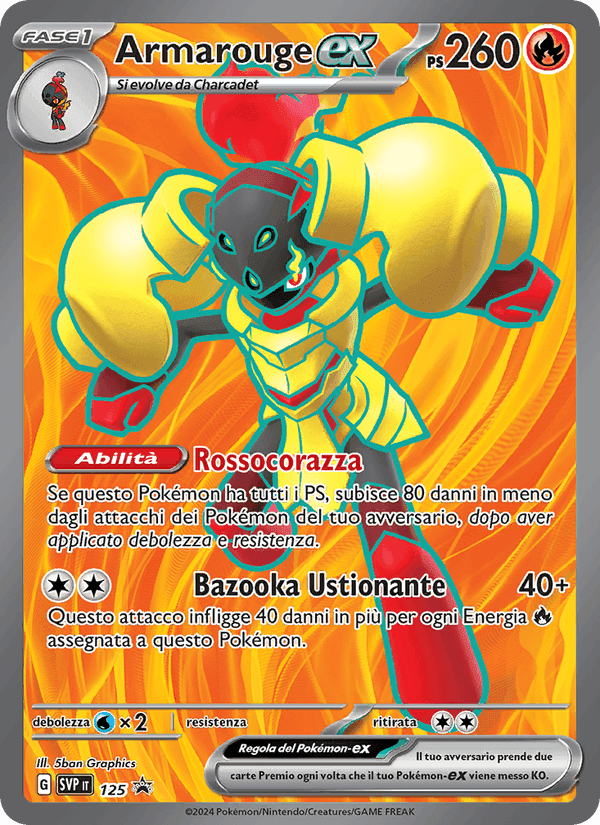 Armarouge-ex, carta 125 di SVP Black Star Promos