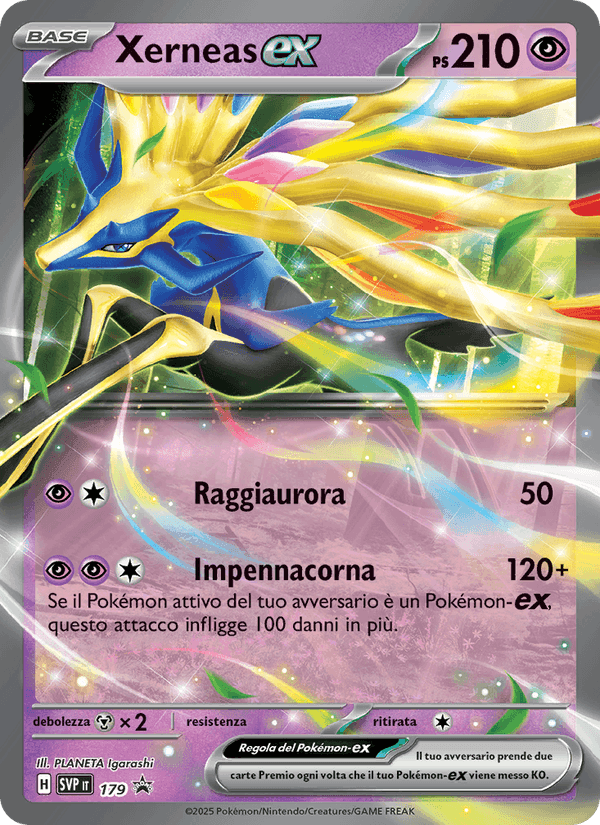 Xerneas-ex, carta 179 di SVP Black Star Promos