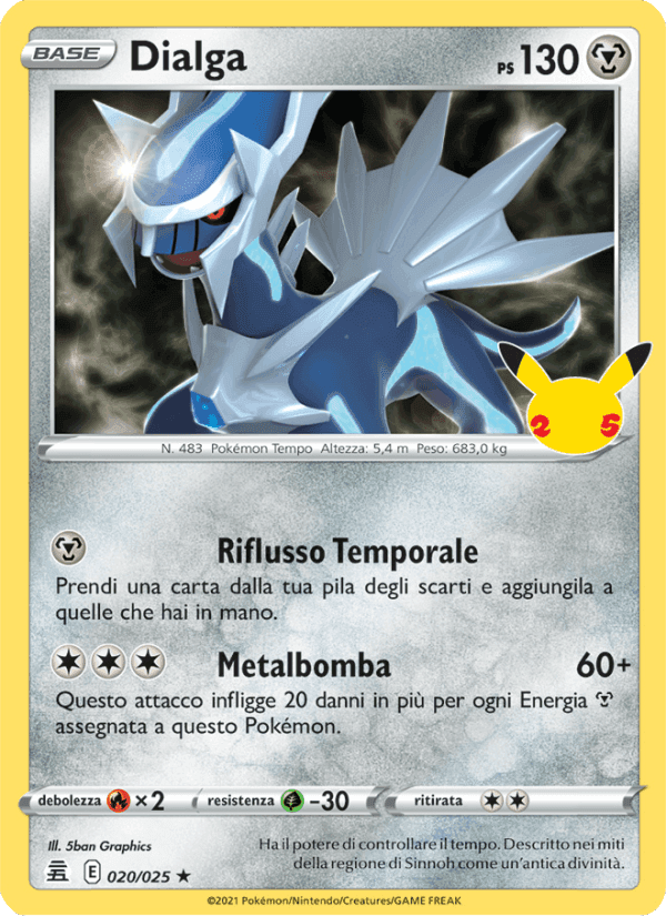 Dialga, carta 20 di Gran Festa