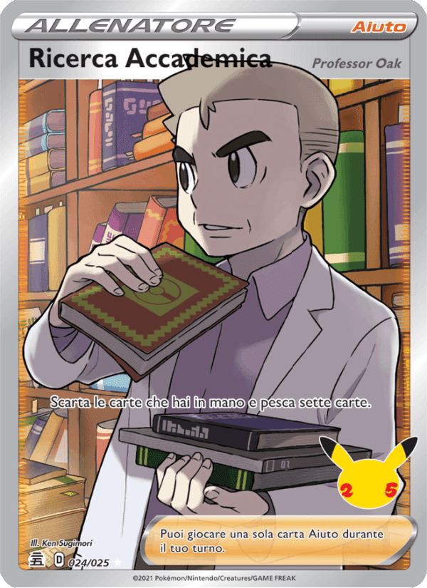 Ricerca Accademica (Professor Oak), carta 24 di Gran Festa