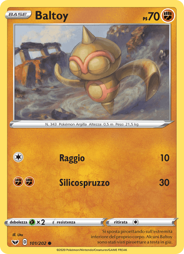 Baltoy, carta 101 di Spada e Scudo