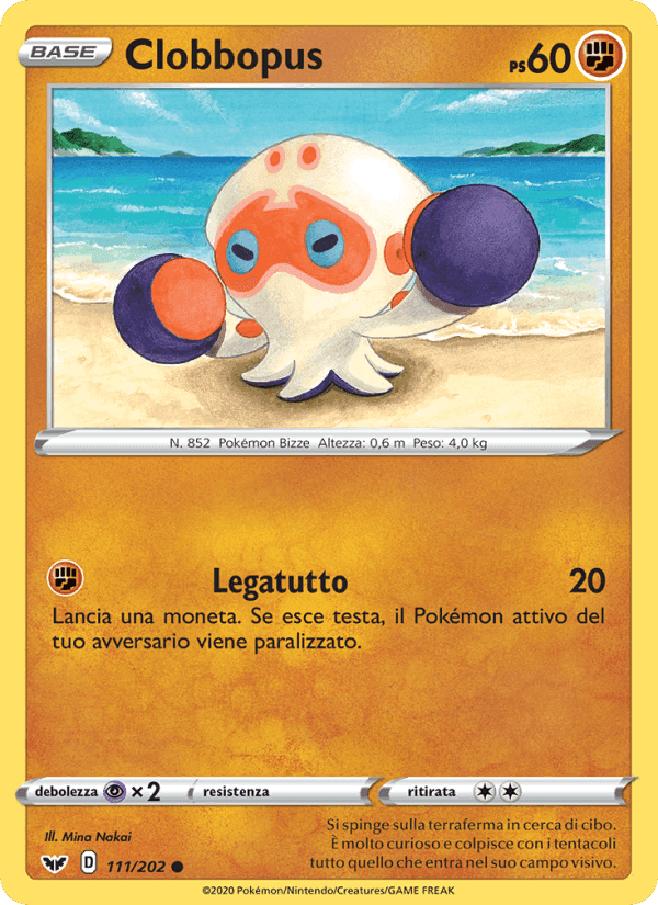 Clobbopus, carta 111 di Spada e Scudo