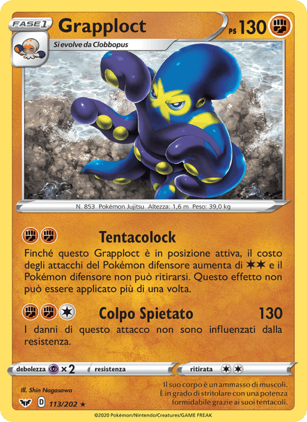 Grapploct, carta 113 di Spada e Scudo