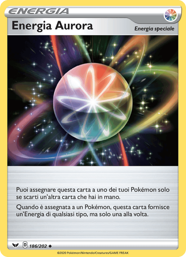 Energia Aurora, card 186 from Spada e Scudo