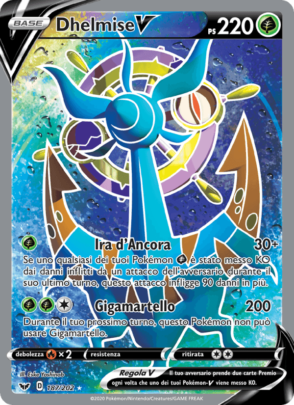 Dhelmise V, carta 187 di Spada e Scudo