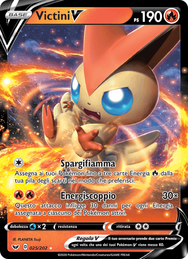 Victini V, carta 25 di Spada e Scudo