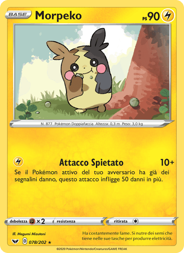 Morpeko, card 78 from Spada e Scudo