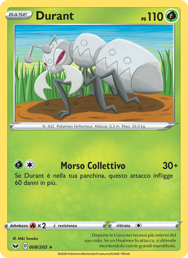 Durant, carta 8 di Spada e Scudo