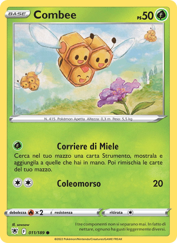 Combee, carta 011 de Lucentezza Siderale