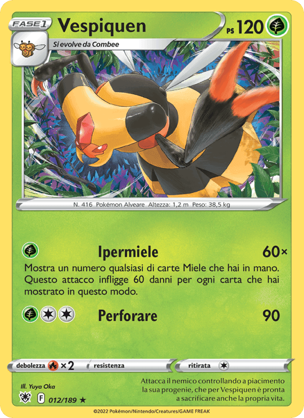 Vespiquen, carta 012 di Lucentezza Siderale